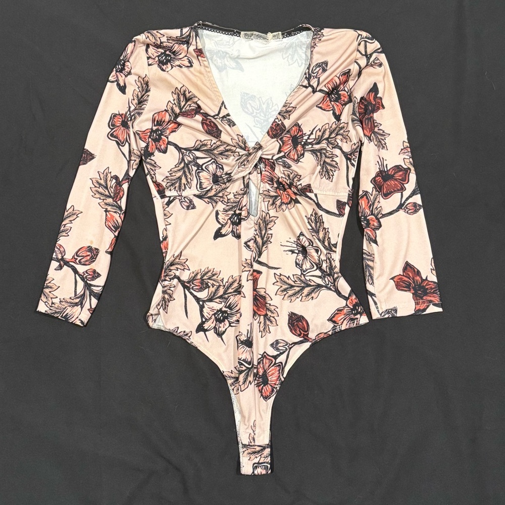 RARE FL&L Amber Illusion Bodysuit